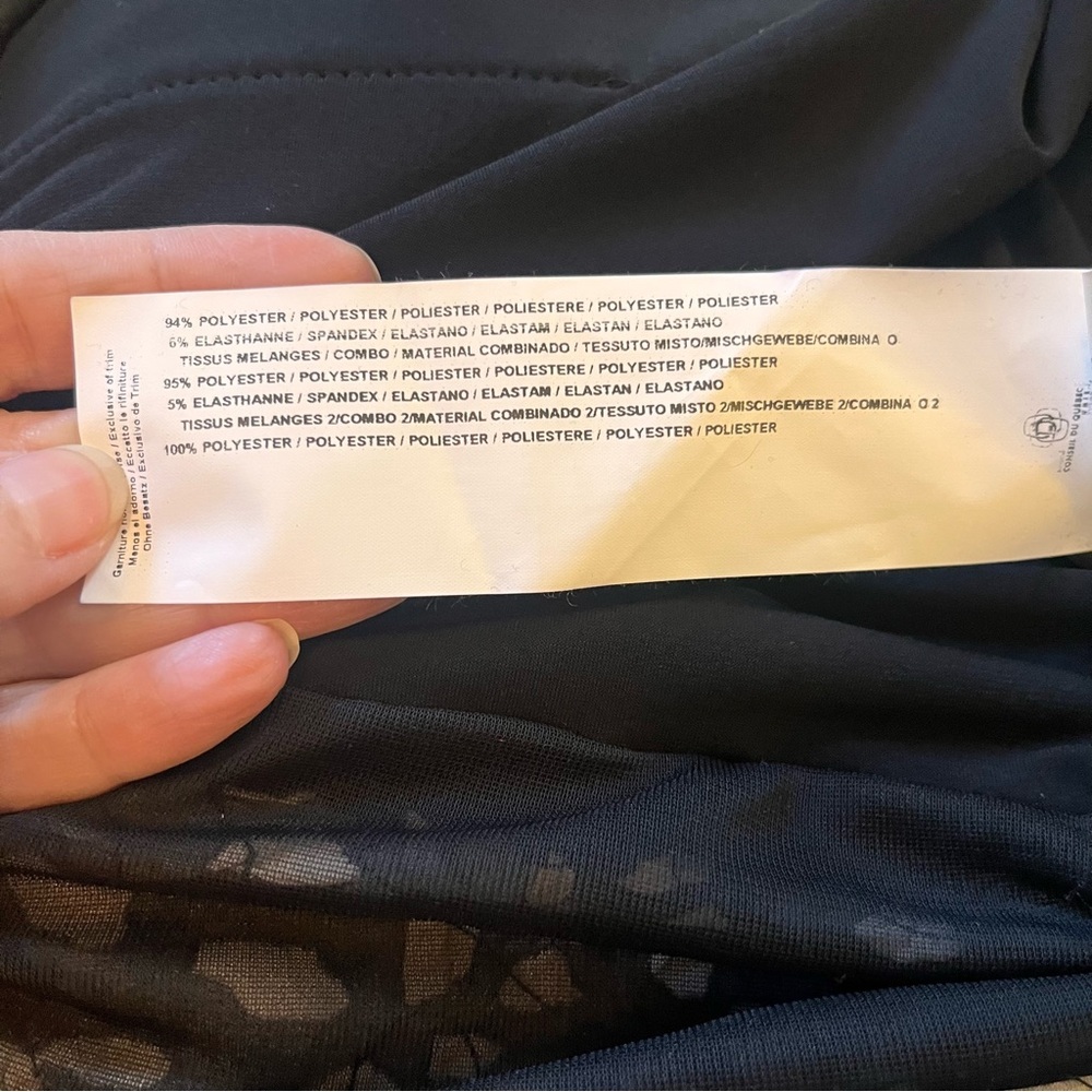 NWT Joseph Ribkoff Textured Top Sz 16 03241 Black Tan Sequin Off Shoulder Buckle - Picture 12 of 12